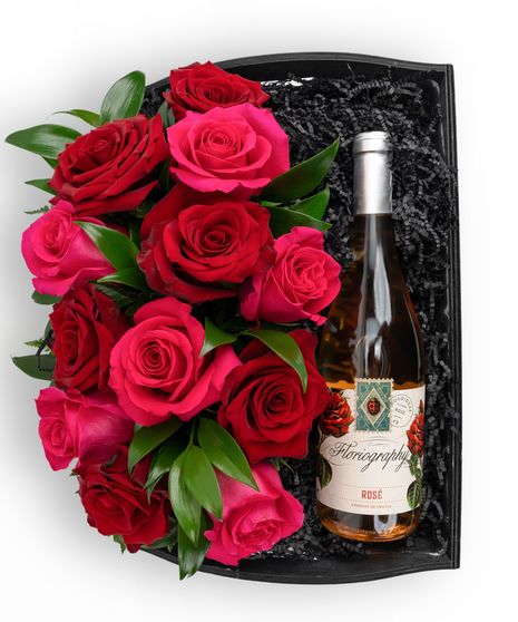 Floral Vines  Rose Basket