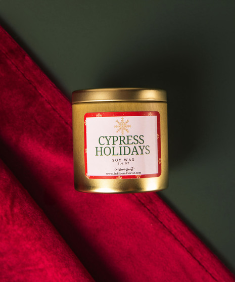 Cypress Holidays 3.4oz Candle
