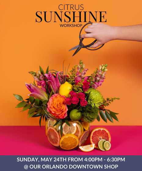 Citrus Sunshine - Orlando Design Workshop  - May 24th