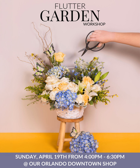 Flutter Garden - Orlando Design Workshop  - April 19th