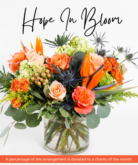 October Hope In Bloom -  Charity of the Month Arrangement
