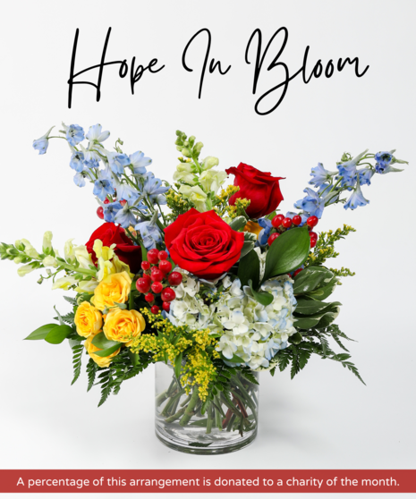 September Hope In Bloom -  Charity of the Month Arrangement