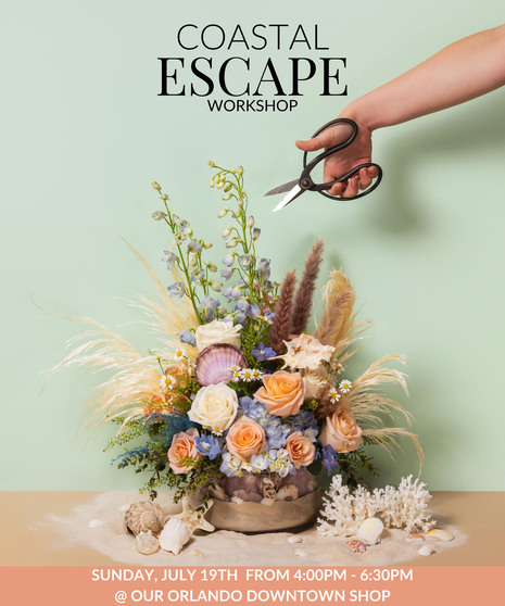 Coastal Escape Orlando  - Design Workshop  - July 19th