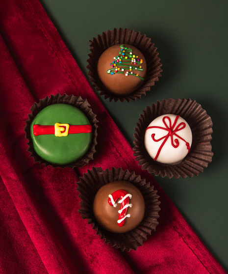 Sweet Shop USA Holiday 4pc Truffle box