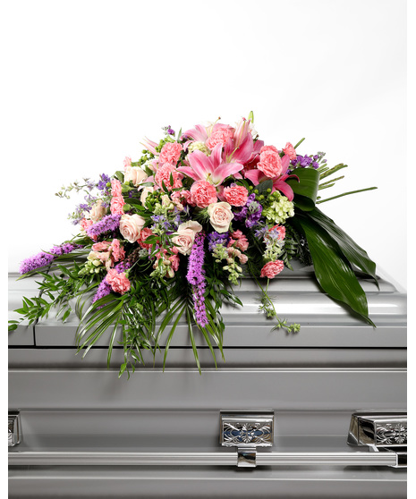 Graceful Condolence Casket Spray