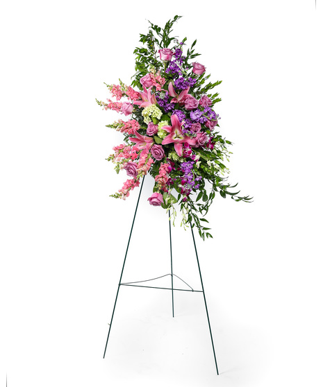 Graceful Condolence Standing Spray