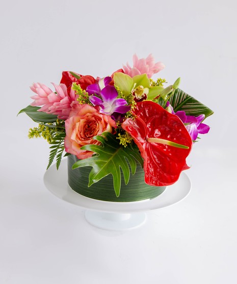 Slice of Paradise Floral Cake