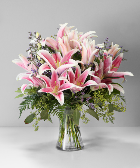 Enchanting Stargazer Lilies Arrangement