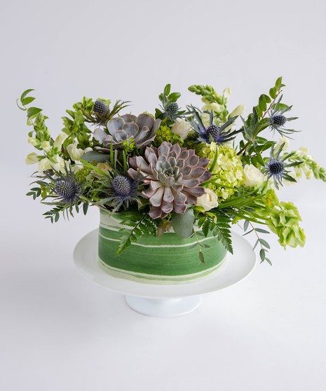 Succulent Soirée Floral Cake