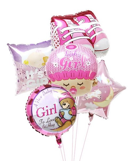 Baby Girl Balloon Bouquet