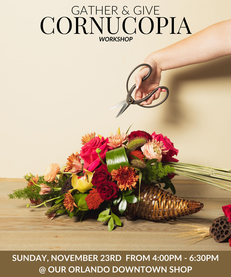 Gather & Give Cornucopia - Orlando Design Workshop - November 23rd