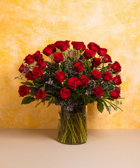 Three Dozen Red Roses