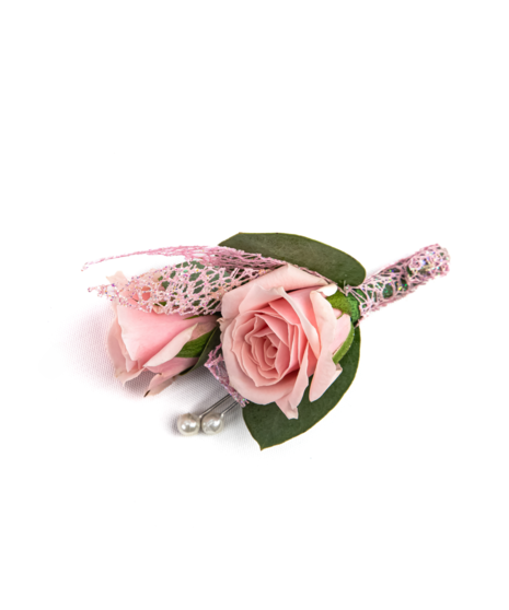 Blush of Hope Boutonniere