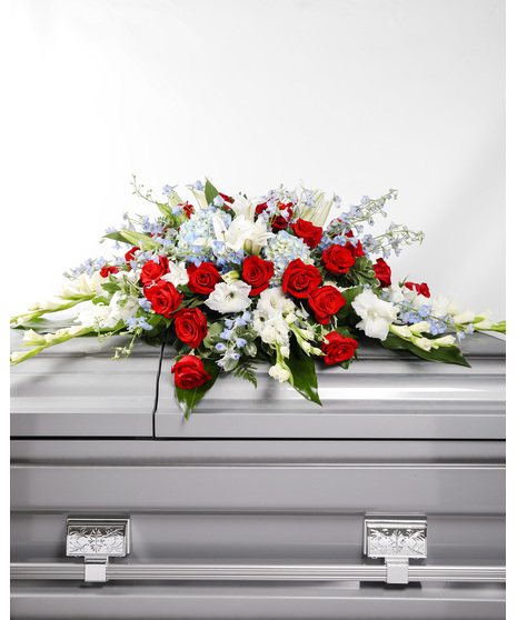 Noble Patriot Casket Spray