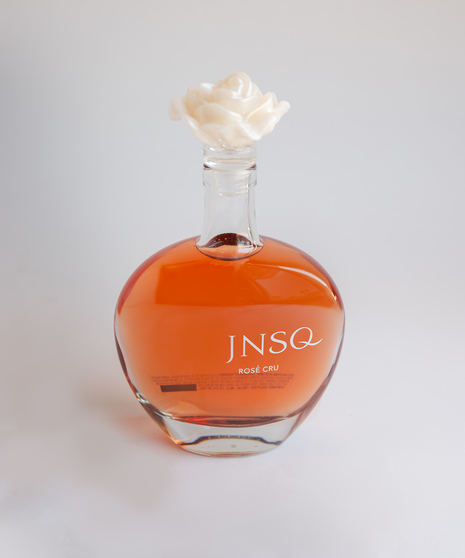 JNSQ Rosé Cru wine is not too sweet, but never bitter. This grenache-forward Rosé is clean and aromatic with a touch of strawberry and hints of Bing cherry.