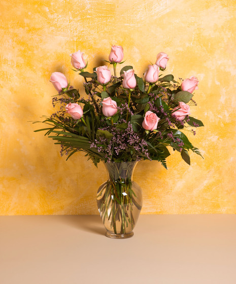 Pink Ultimate - 1 Dozen Pink Roses