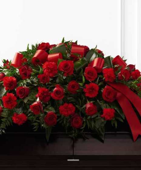 Dearly Departed Casket Spray