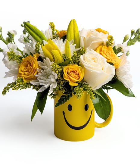 Brighten Your Day Floral Mug