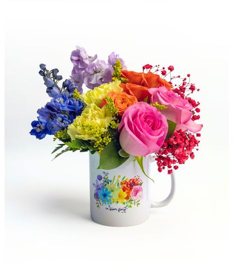 Bright Beginnings Floral Mug