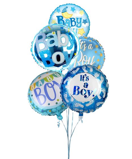 Baby Boy Balloon Bouquet
