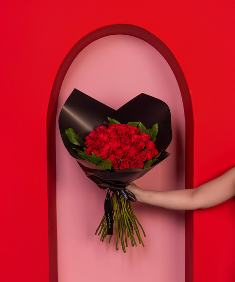 Wrapped In Love-3 Dozen Long Stem Roses