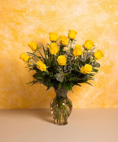 Yellow Ultimate - 1 Dozen Yellow Roses