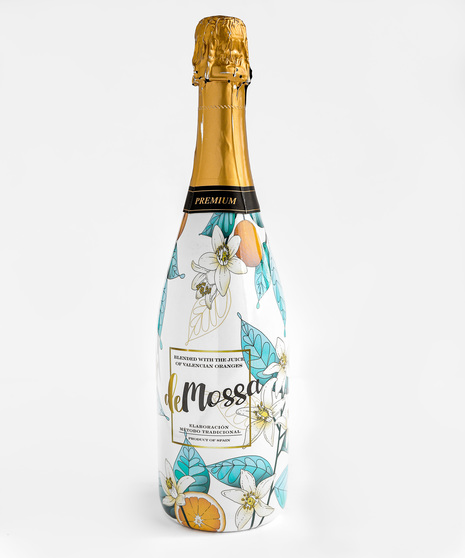 This sparkling wine combines beauty in the bottle and delight on the palate.